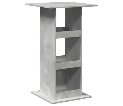 Baro Stalas Su Lentyna, Betono, 60X60X102cm Apdirbta Mediena