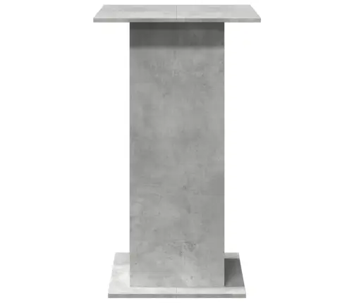 Baro Stalas Su Lentyna, Betono, 60X60X102cm Apdirbta Mediena