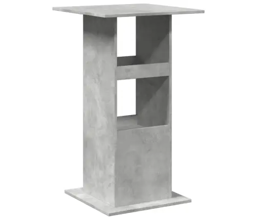 Baro Stalas Su Lentyna, Betono, 60X60X102cm Apdirbta Mediena