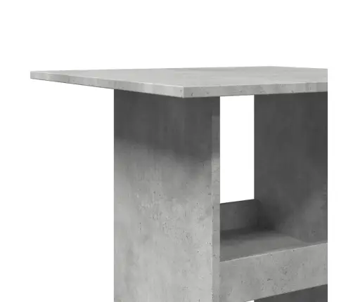 Baro Stalas Su Lentyna, Betono, 60X60X102cm Apdirbta Mediena