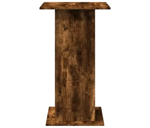 Bāra Galds Ar Uzglabāšanu Ozola 60X60X102 Cm Inženierijas Koks Vidaxl