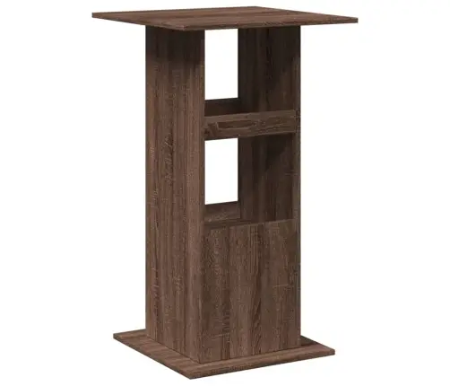 Bāra Galds Ar Uzglabāšanu 60X60X102 Cm Inženierijas Koks Vidaxl