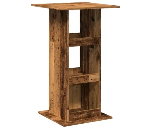 Baarilaud Hoiuriiuliga, Vana Puit, 60X60X102 cm Tehispuit