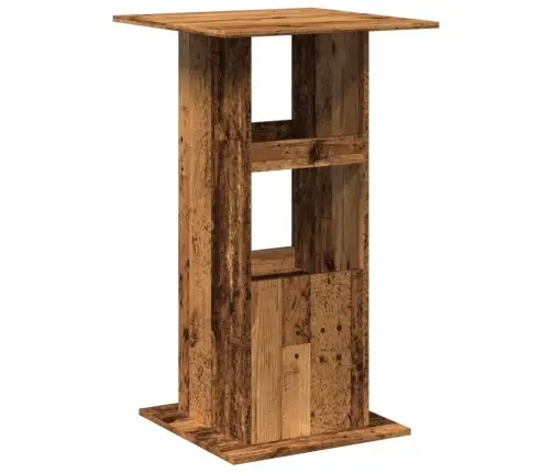 Baarilaud Hoiuriiuliga, Vana Puit, 60X60X102 cm Tehispuit