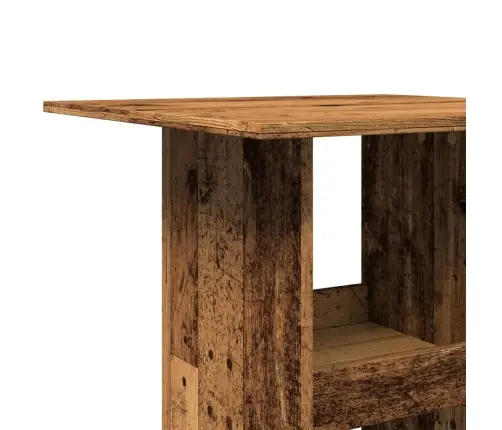 Baarilaud Hoiuriiuliga, Vana Puit, 60X60X102 cm Tehispuit