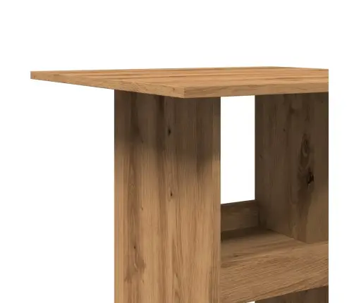 Baro Stalas Su Lentyna, Artisano Ąžuolo, 60X60X102cm Mediena