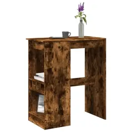 Bāra Galds Ar Plauktiem, Ozola Krāsa, 90X47,5X103,5 Cm Vidaxl