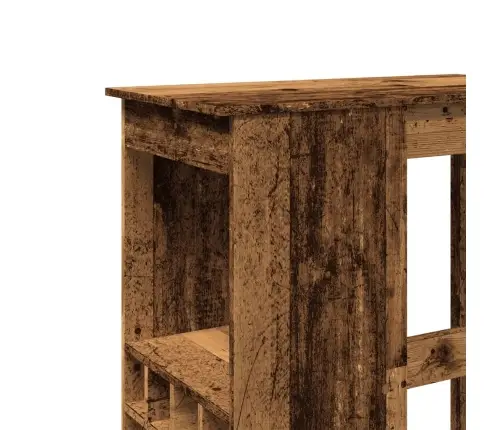 Baarilaud Riiulitega, Vana Puit, 90X47,5X103,5 cm Tehispuit