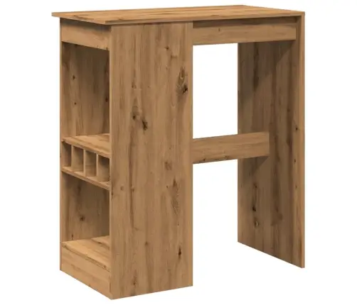 Baarilaud Riiulitega, Käsitöötamm, 90X47,5X103,5 cm Tehispuit