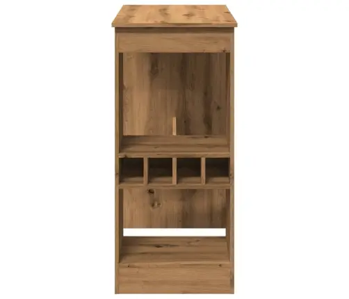 Baarilaud Riiulitega, Käsitöötamm, 90X47,5X103,5 cm Tehispuit