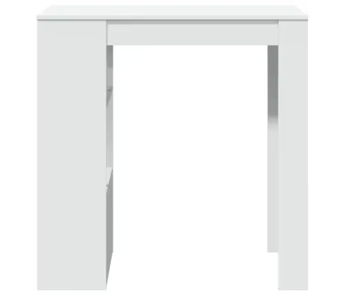 Bāra Galds Ar Plauktiem, 102X50X103,5 Cm, Inženierijas Koks Vidaxl