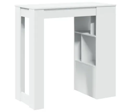 Bāra Galds Ar Plauktiem, 102X50X103,5 Cm, Inženierijas Koks Vidaxl