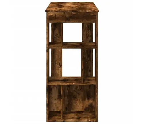 Baro Stalas Su Lentynomis, Dūminis, 102X50X103,5cm Mediena