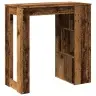 Bāra Galds Ar Plauktiem, 102X50X103,5 Cm, Inženierijas Koks Vidaxl