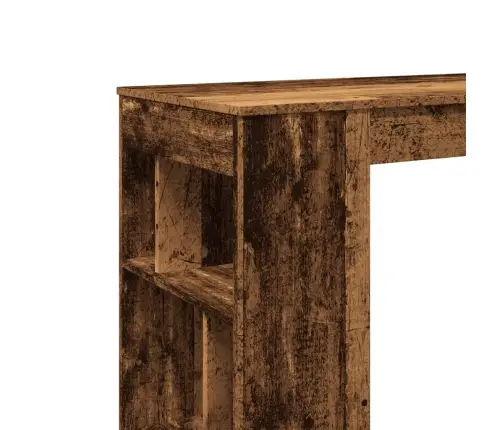 Bāra Galds Ar Plauktiem, 102X50X103,5 Cm, Inženierijas Koks Vidaxl