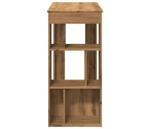 Bāra Galds Ar Plauktiem, 102X50X103,5 Cm, Inženierijas Koks Vidaxl