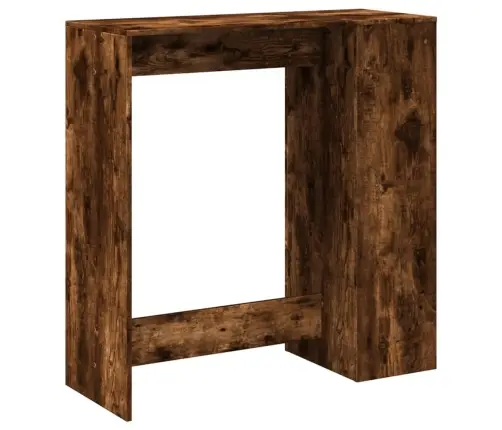 Baro Stalas Su Lentynomis, Dūminis, 101X40X103,5cm Mediena