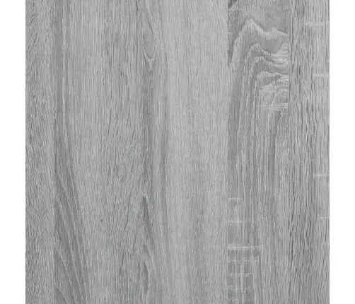 Bāra Galds Ar Plauktiem, Pelēka Koka, 101X40X103,5 Cm Vidaxl