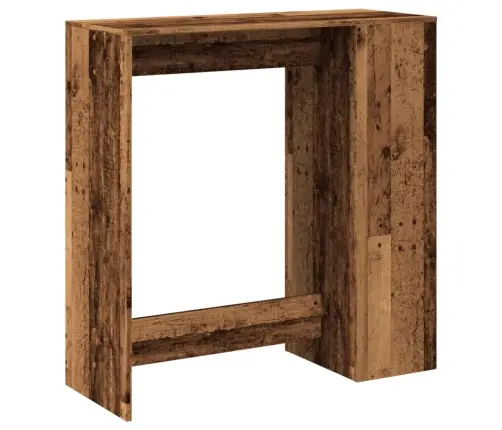 Bāra Galds Ar Plauktiem, Veca Koka, 101X40X103,5 Cm Vidaxl