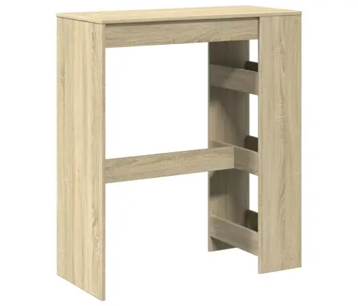 Bāra Galds Ar Plauktiem, Ozola Krāsa, 90X40X103,5 Cm Vidaxl
