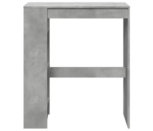 Baarilaud Riiulitega, Betoonhall, 90X40X103,5 cm Tehispuit