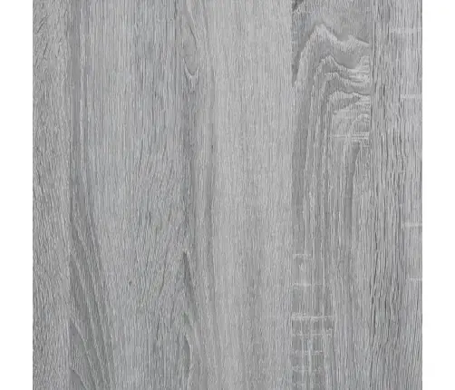 Bāra Galds Ar Plauktiem, Pelēka Koka, 90X40X103,5 Cm Vidaxl