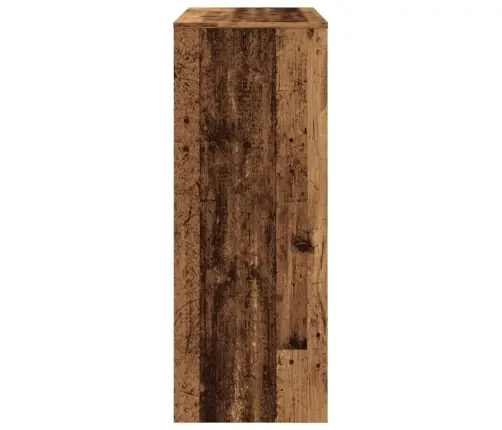 Bāra Galds Ar Plauktiem, Veca Koka, 90X40X103,5 Cm Vidaxl