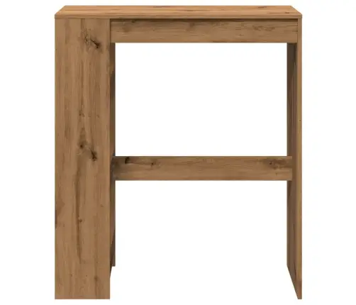 Bāra Galds Ar Plauktiem, Koka Krāsa, 90X40X103,5 Cm Vidaxl