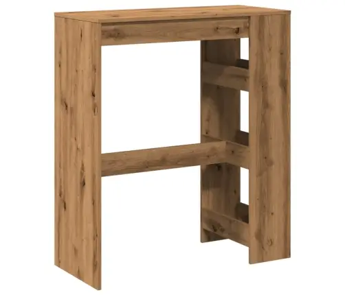 Bāra Galds Ar Plauktiem, Koka Krāsa, 90X40X103,5 Cm Vidaxl