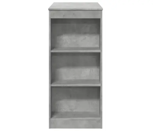 Baarilaud Riiulitega, Betoonhall, 95X47X103,5 cm Tehispuit