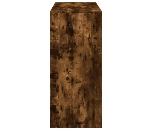 Bāra Galds Ar Plauktiem, Ozolkoka Krāsā, 124X46X103,5 Cm Vidaxl