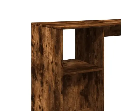 Bāra Galds Ar Plauktiem, Ozolkoka Krāsā, 124X46X103,5 Cm Vidaxl