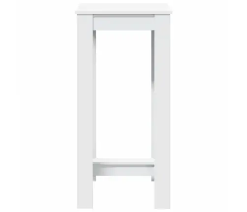 Baarilaud, Valge, 51 X 50 X 103,5 cm Tehispuit