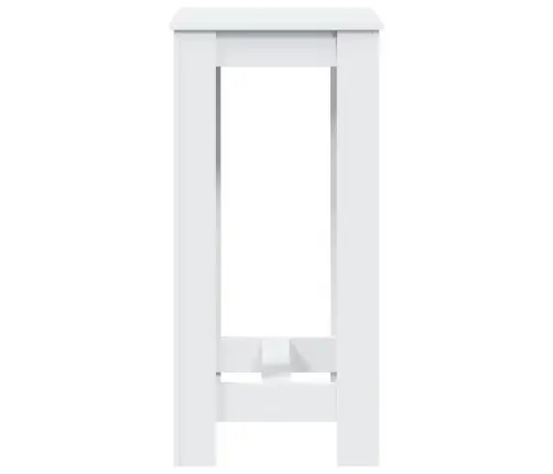 Baarilaud, Valge, 51 X 50 X 103,5 cm Tehispuit