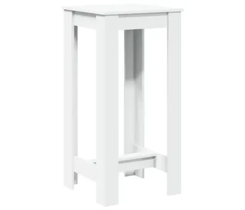 Baarilaud, Valge, 51 X 50 X 103,5 cm Tehispuit