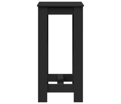 Baarilaud, Must, 51 X 50 X 103,5 cm Tehispuit