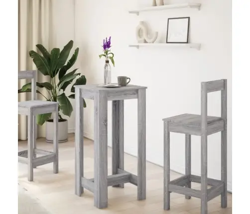 Baarilaud, Hall Sonoma Tamm, 51 X 50 X 103,5 cm Tehispuit