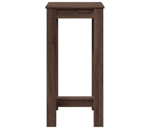 Bāra Galdiņš, Brūna Ozola, 51X50X103,5 Cm, Inženierijas Koks Vidaxl