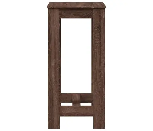 Bāra Galdiņš, Brūna Ozola, 51X50X103,5 Cm, Inženierijas Koks Vidaxl