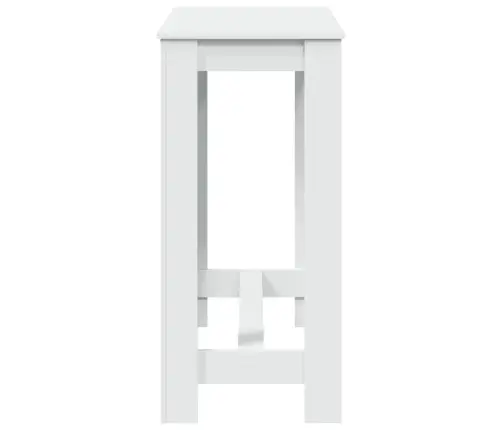 Baro Stalas, Baltos Spalvos, 102X50X103,5cm Apdirbta Mediena