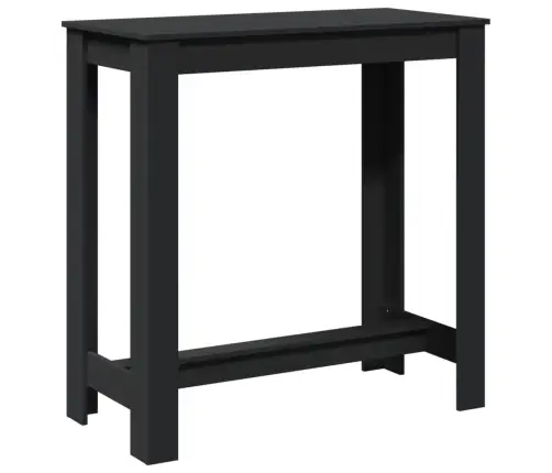 Baarilaud, Must, 102 X 50 X 103,5 Cm Tehispuit