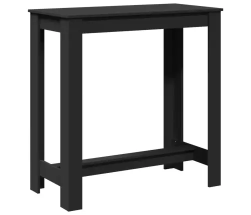 Baarilaud, Must, 102 X 50 X 103,5 Cm Tehispuit