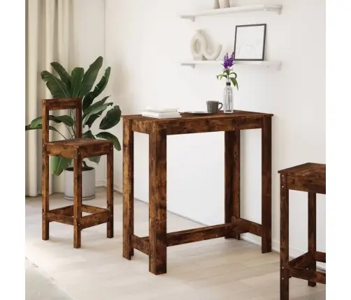 Baarilaud, Suitsutatud Tamm, 102 X 50 X 103,5 Cm Tehispuit