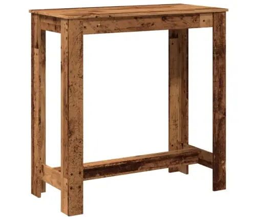 Baro Stalas, Medienos, 102X50X103,5cm Apdirbta Mediena