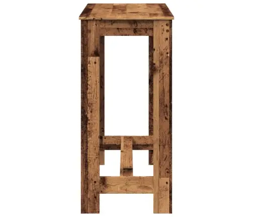 Baro Stalas, Medienos, 102X50X103,5cm Apdirbta Mediena
