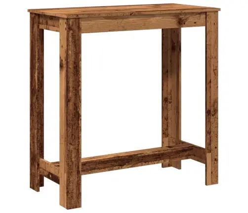 Baro Stalas, Medienos, 102X50X103,5cm Apdirbta Mediena