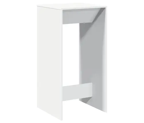 Baarilaud, Valge, 51 X 50 X 103,5 cm Tehispuit