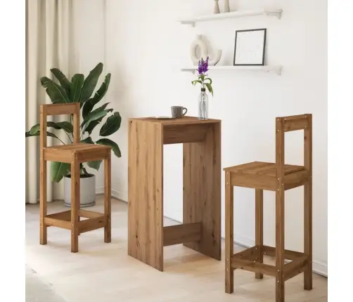 Baarilaud, Käsitöötamm, 51 X 50 X 103,5 cm Tehispuit