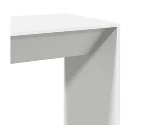 Bāra Galdiņš, Balts, 102X50X103,5 Cm, Inženierijas Koks Vidaxl