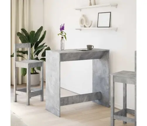 Baarilaud, Betoonhall, 102 X 50 X 103,5 Cm Tehispuit